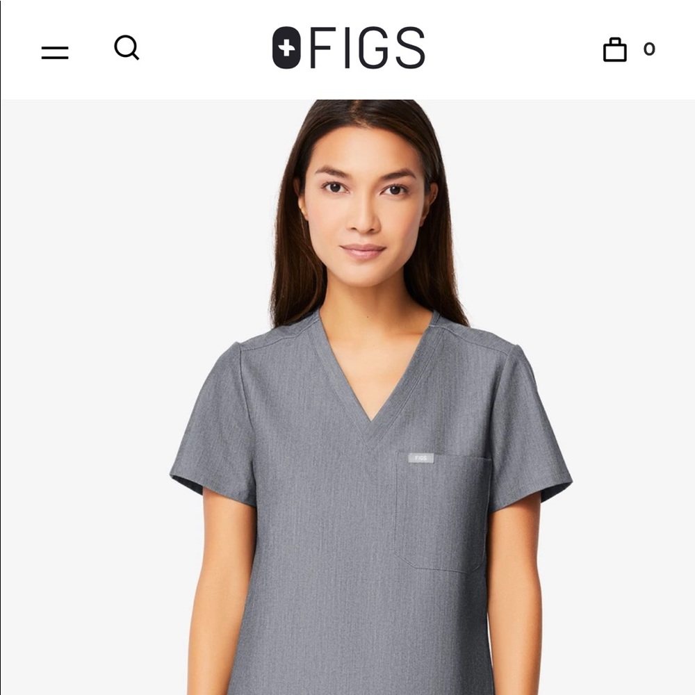 Figs Scrub Top